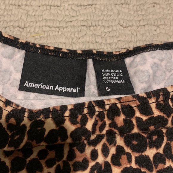 American Apparel cheetah bodysuit - Picture 4 of 5